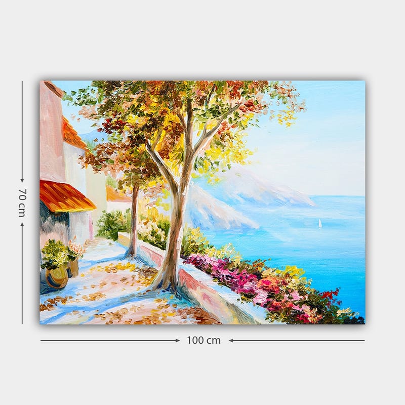 Dekorativ Canvastavla 70x100 cm - Flerfärgad - Inredning - Tavlor & konst - Canvastavlor