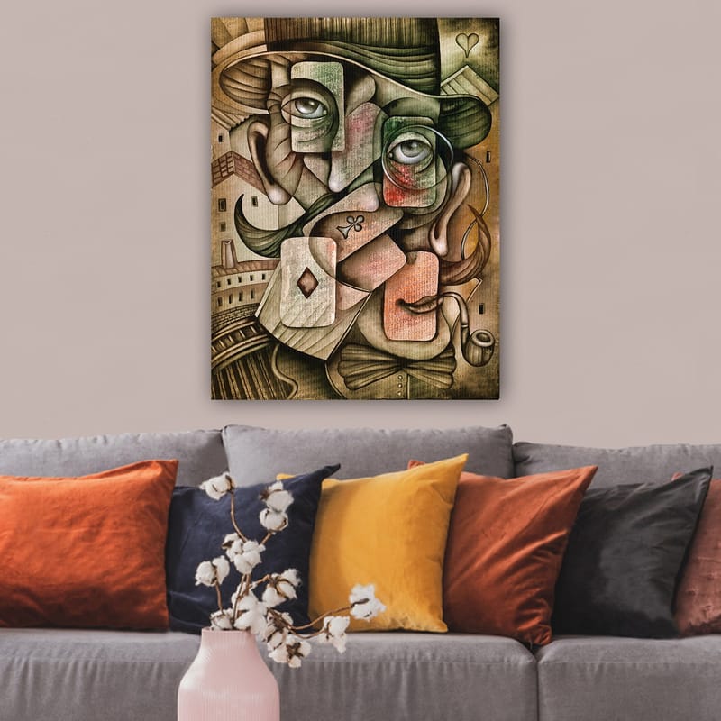Dekorativ Canvastavla 70x100 cm - Flerfärgad - Inredning - Tavlor & konst - Canvastavlor