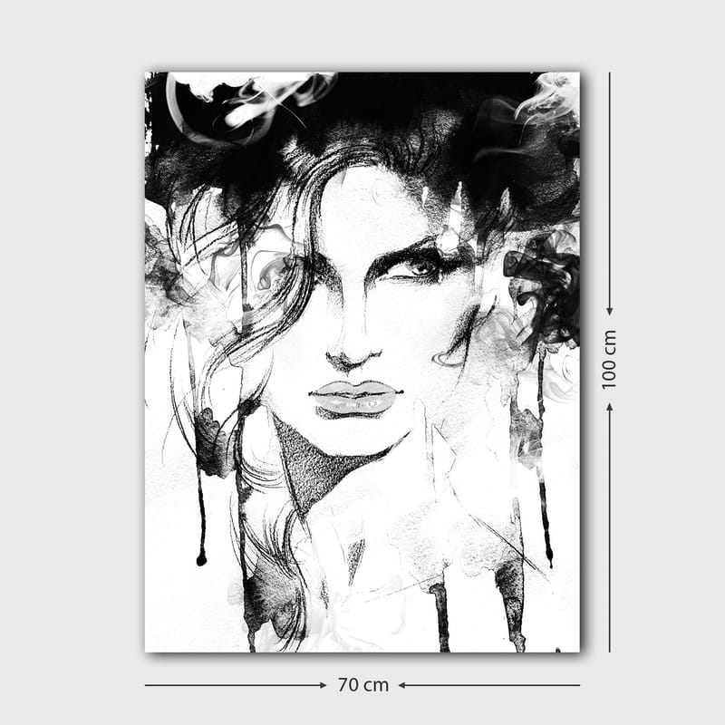 Dekorativ Canvastavla 70x100 cm - Flerfärgad - Inredning - Tavlor & konst - Canvastavlor
