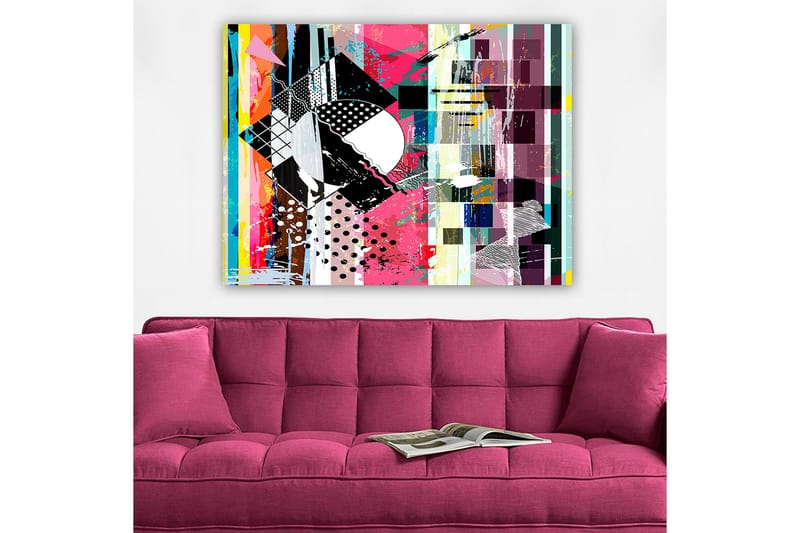 Dekorativ Canvastavla 70x100 cm - Flerfärgad - Inredning - Tavlor & konst - Canvastavlor