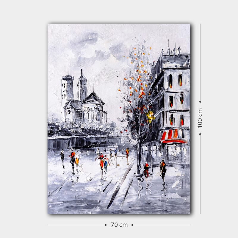 Dekorativ Canvastavla 70x100 cm - Flerfärgad - Inredning - Tavlor & konst - Canvastavlor