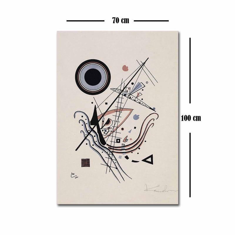 Dekorativ Canvastavla 70x100 cm - Flerfärgad - Inredning - Tavlor & konst - Canvastavlor