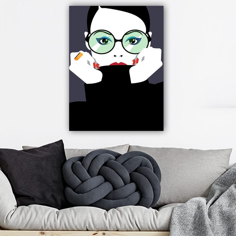 Dekorativ Canvastavla 70x100 cm - Flerfärgad - Inredning - Tavlor & konst - Canvastavlor