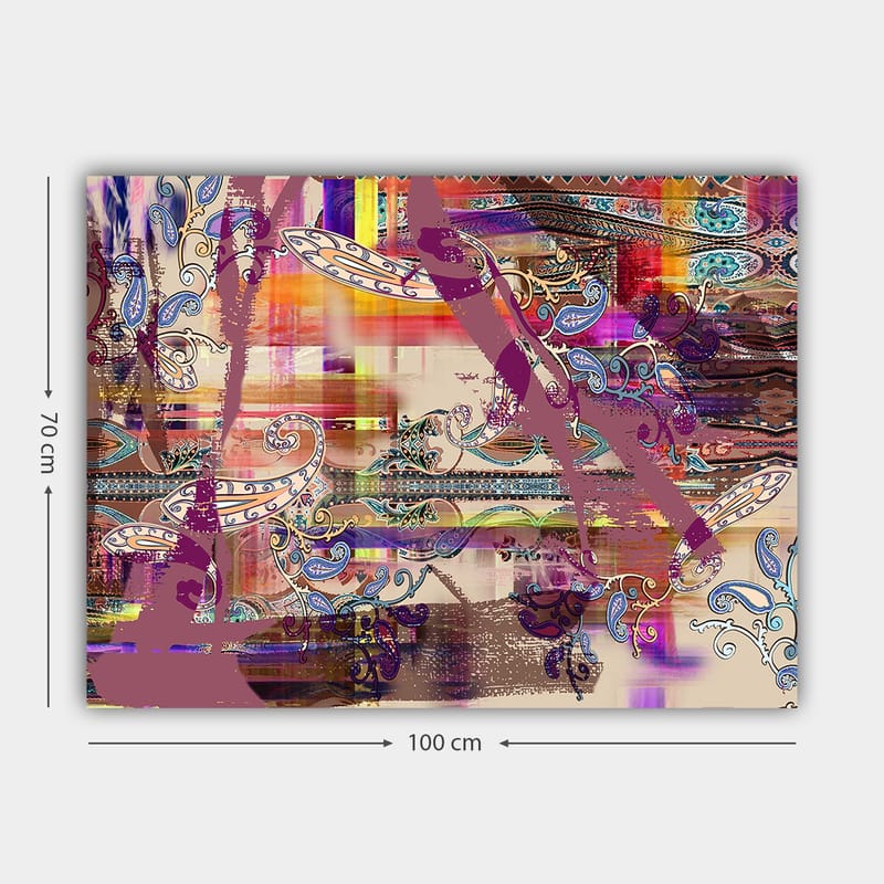 Dekorativ Canvastavla 70x100 cm - Flerfärgad - Inredning - Tavlor & konst - Canvastavlor