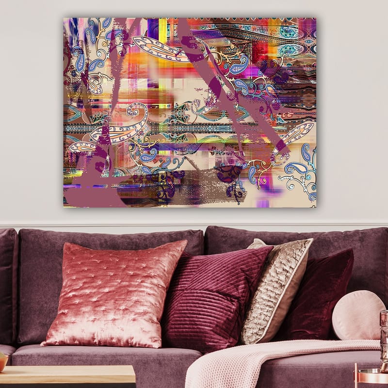 Dekorativ Canvastavla 70x100 cm - Flerfärgad - Inredning - Tavlor & konst - Canvastavlor