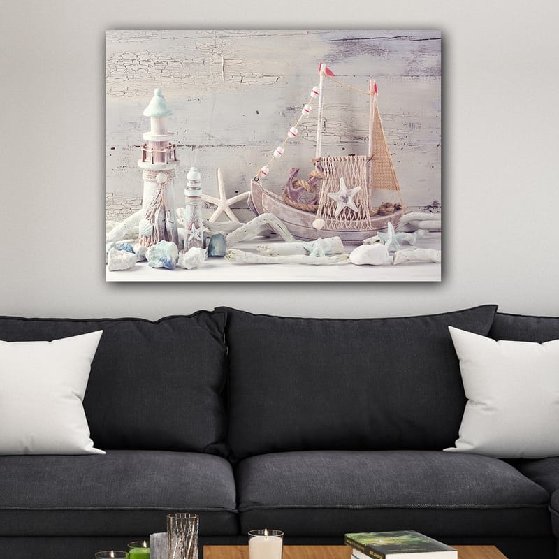 Dekorativ Canvastavla 70x100 cm - Flerfärgad - Inredning - Tavlor & konst - Canvastavlor