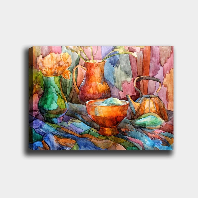 Dekorativ Canvastavla 70x100 cm - Flerfärgad - Inredning - Tavlor & konst - Canvastavlor