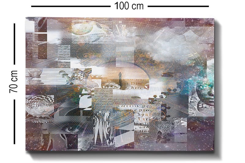 Dekorativ Canvastavla 70x100 cm - Flerfärgad - Inredning - Tavlor & konst - Canvastavlor