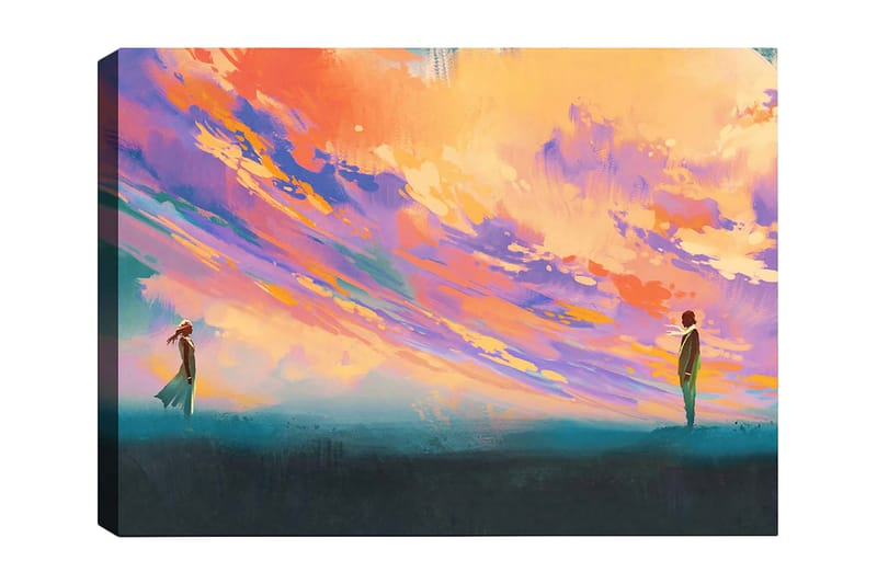Dekorativ Canvastavla 70x100 cm - Flerfärgad - Inredning - Tavlor & konst - Canvastavlor