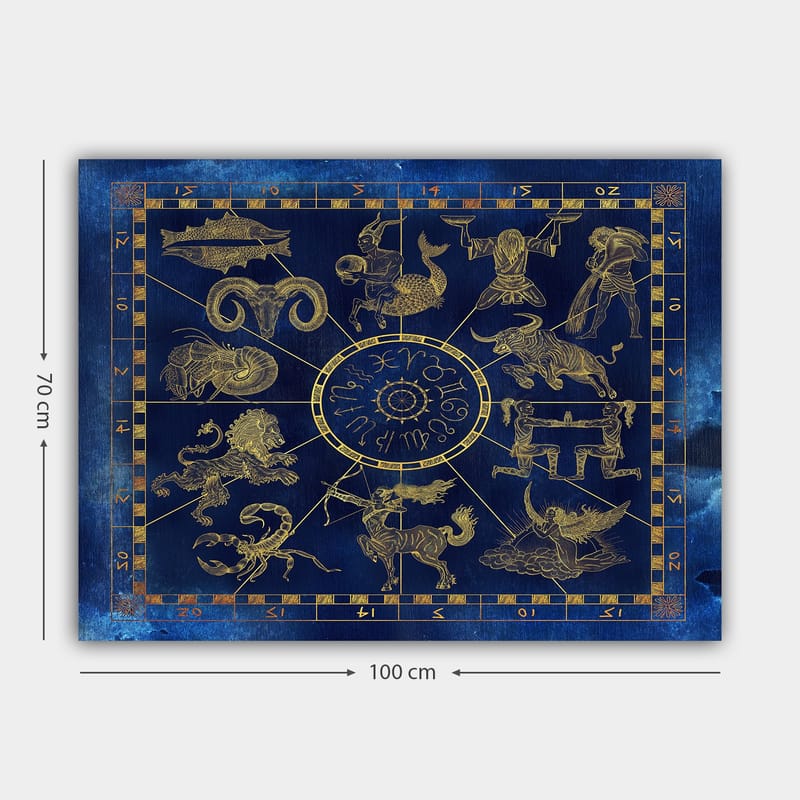 Dekorativ Canvastavla 70x100 cm - Flerfärgad - Inredning - Tavlor & konst - Canvastavlor