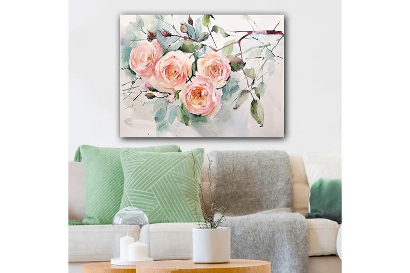 Dekorativ Canvastavla 70x100 cm - Flerfärgad - Inredning - Tavlor & konst - Canvastavlor