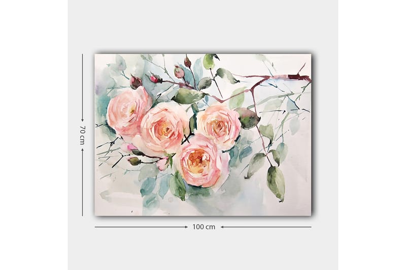 Dekorativ Canvastavla 70x100 cm - Flerfärgad - Inredning - Tavlor & konst - Canvastavlor