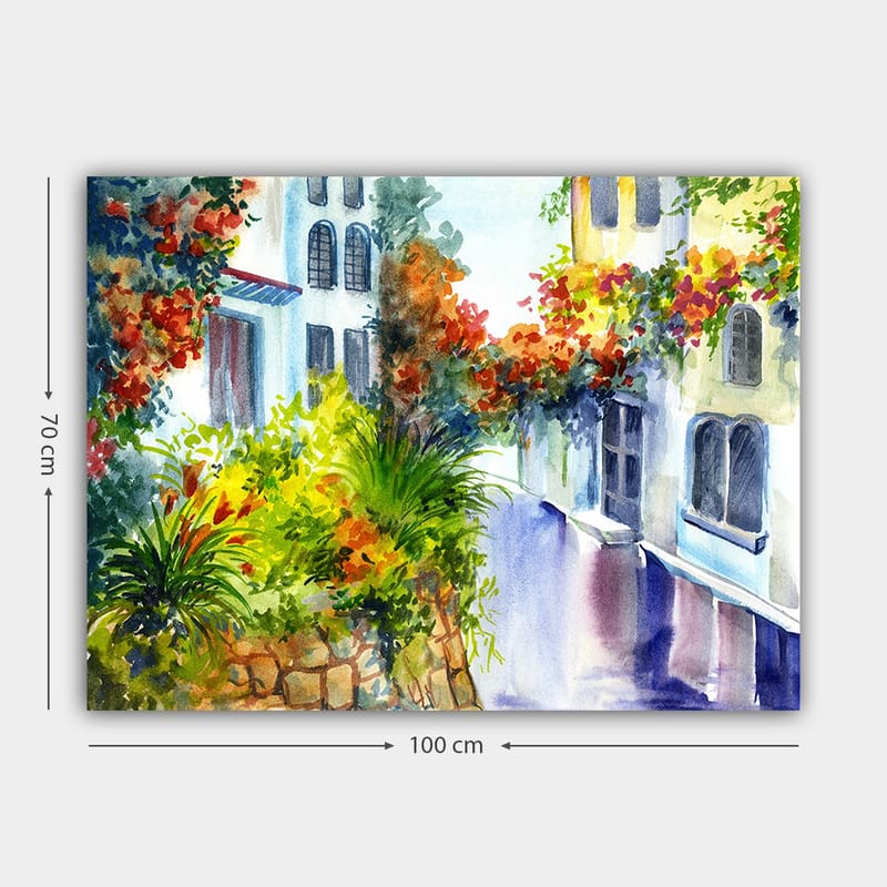 Dekorativ Canvastavla 70x100 cm - Flerfärgad - Inredning - Tavlor & konst - Canvastavlor
