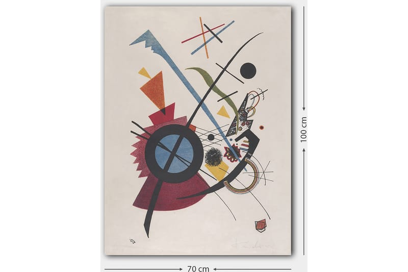 Dekorativ Canvastavla 70x100 cm - Flerfärgad - Inredning - Tavlor & konst - Canvastavlor
