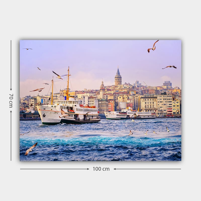 Dekorativ Canvastavla 70x100 cm - Flerfärgad - Inredning - Tavlor & konst - Canvastavlor