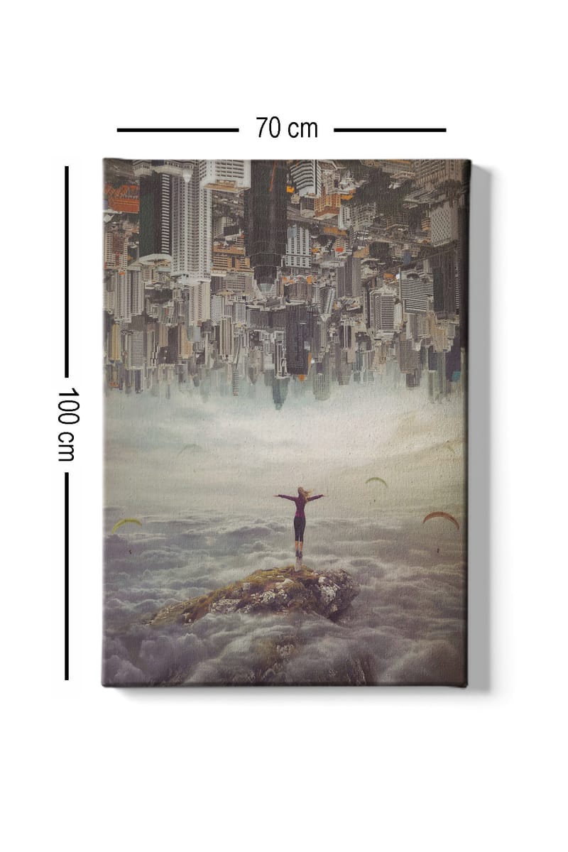 Dekorativ Canvastavla 70x100 cm - Flerfärgad - Inredning - Tavlor & konst - Canvastavlor