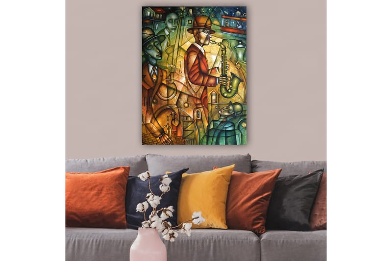 Dekorativ Canvastavla 70x100 cm - Flerfärgad - Inredning - Tavlor & konst - Canvastavlor