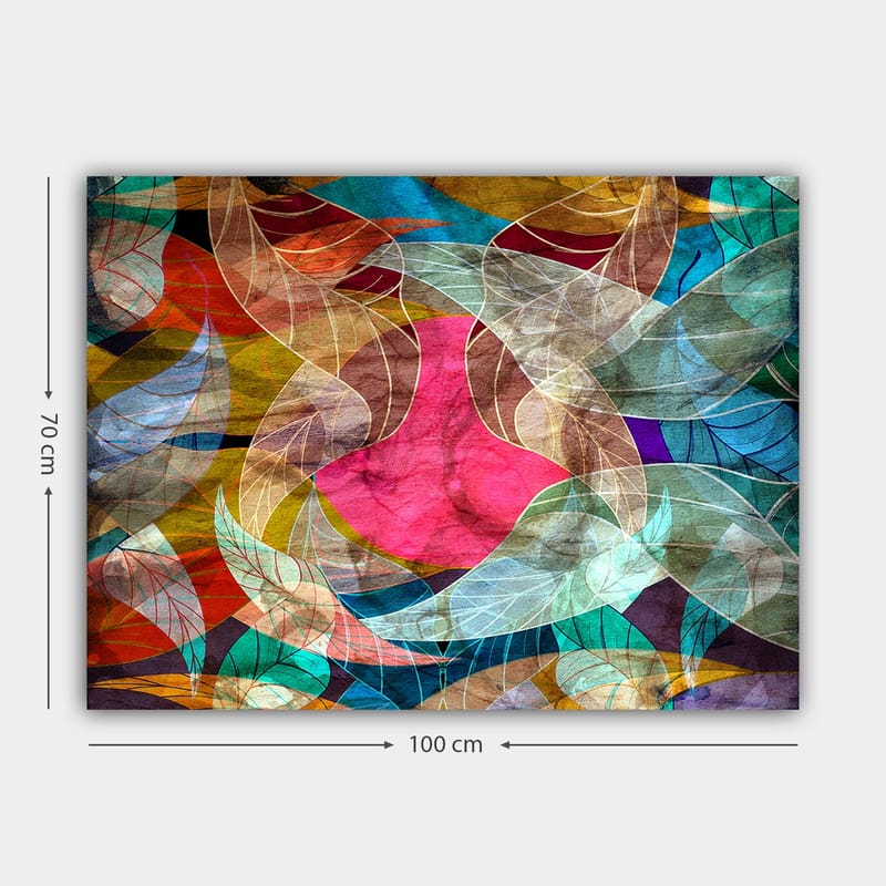 Dekorativ Canvastavla 70x100 cm - Flerfärgad - Inredning - Tavlor & konst - Canvastavlor
