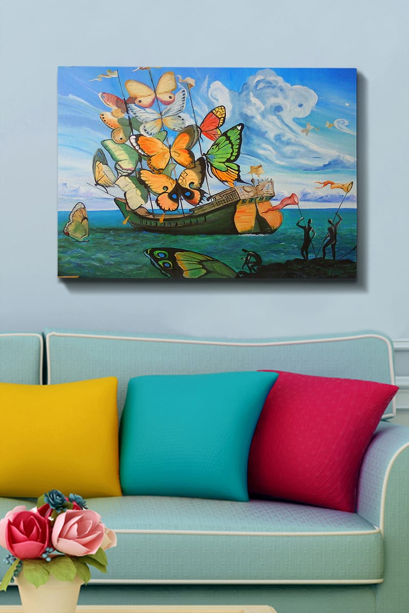 Dekorativ Canvastavla 70x100 cm - Flerfärgad - Inredning - Tavlor & konst - Canvastavlor