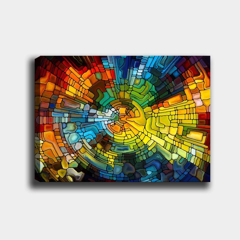 Dekorativ Canvastavla 70x100 cm - Flerfärgad - Inredning - Tavlor & konst - Canvastavlor