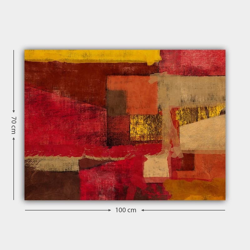 Dekorativ Canvastavla 70x100 cm - Flerfärgad - Inredning - Tavlor & konst - Canvastavlor