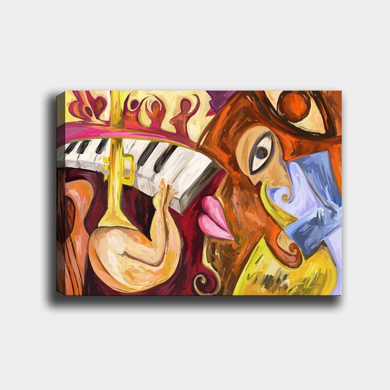 Dekorativ Canvastavla 70x100 cm - Flerfärgad - Inredning - Tavlor & konst - Canvastavlor