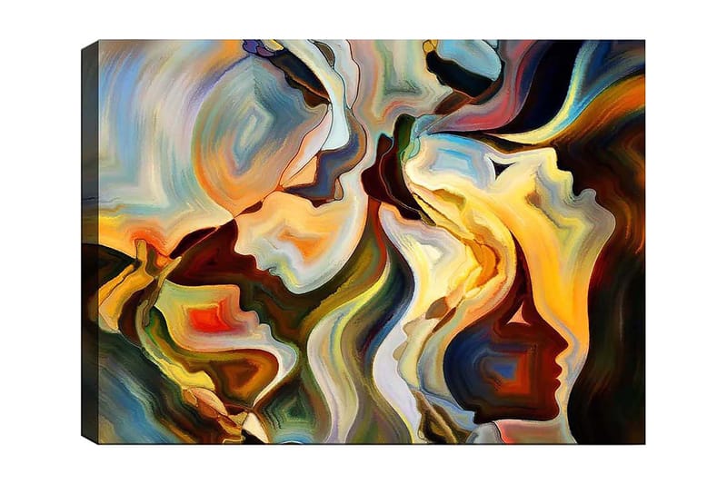 Dekorativ Canvastavla 70x100 cm - Flerfärgad - Inredning - Tavlor & konst - Canvastavlor