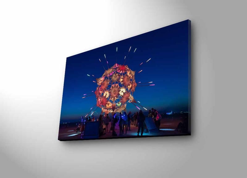 Dekorativ Canvastavla med LED 45x70 cm - Flerfärgad - Inredning - Tavlor & konst - Canvastavlor