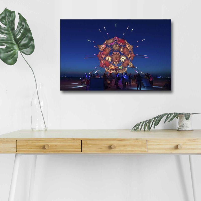 Dekorativ Canvastavla med LED 45x70 cm - Flerfärgad - Inredning - Tavlor & konst - Canvastavlor