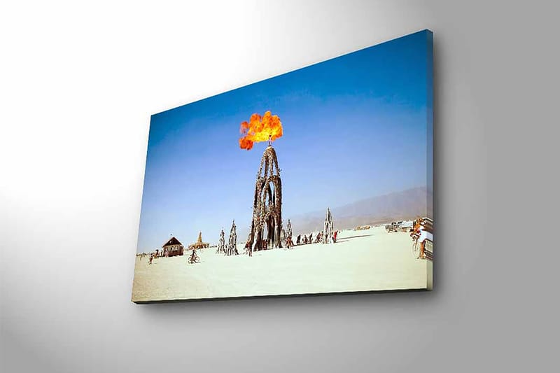 Dekorativ Canvastavla med LED 45x70 cm - Flerfärgad - Inredning - Tavlor & konst - Canvastavlor