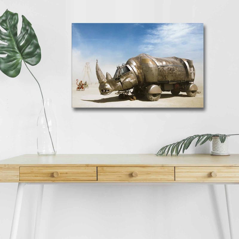 Dekorativ Canvastavla med LED 45x70 cm - Flerfärgad - Inredning - Tavlor & konst - Canvastavlor