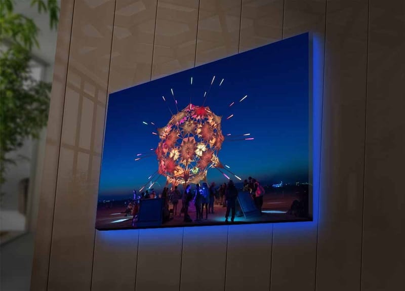 Dekorativ Canvastavla med LED 45x70 cm - Flerfärgad - Inredning - Tavlor & konst - Canvastavlor