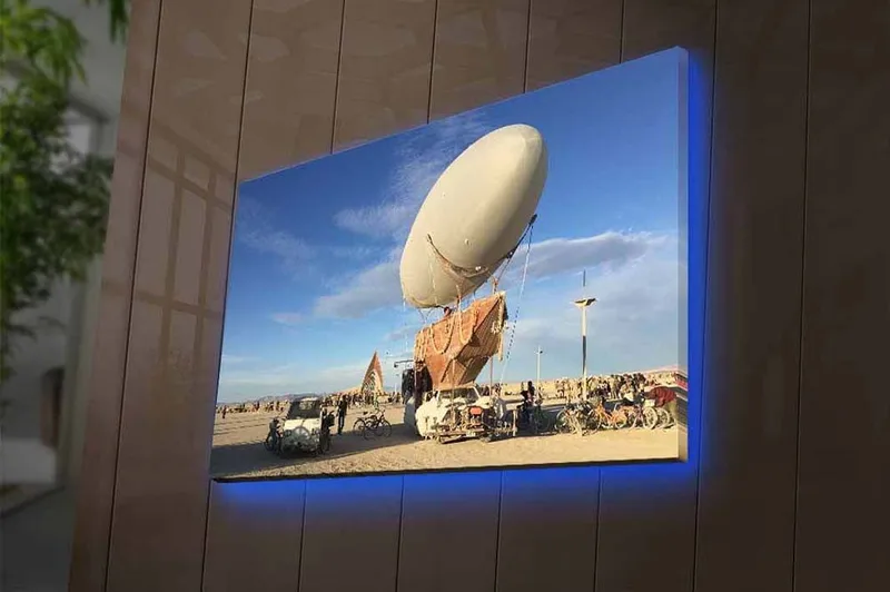 Dekorativ Canvastavla med LED 45x70 cm - Flerfärgad - Inredning - Tavlor & konst - Canvastavlor