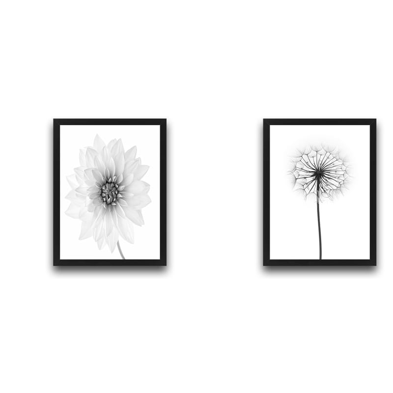 Dekorativ inramad målning 2-Delar 30x40 cm - Flerfärgad - Inredning - Tavlor & konst - Canvastavlor