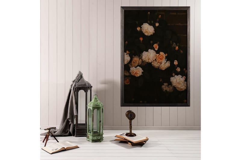 Dekorativ inramad målning  35x50 cm - Flerfärgad - Inredning - Tavlor & konst - Canvastavlor