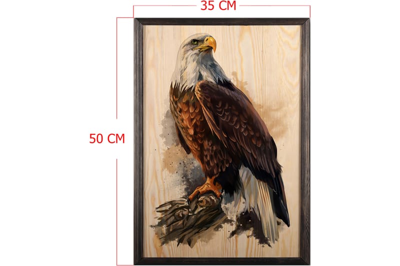 Dekorativ inramad målning  35x50 cm - Flerfärgad - Inredning - Tavlor & konst - Canvastavlor