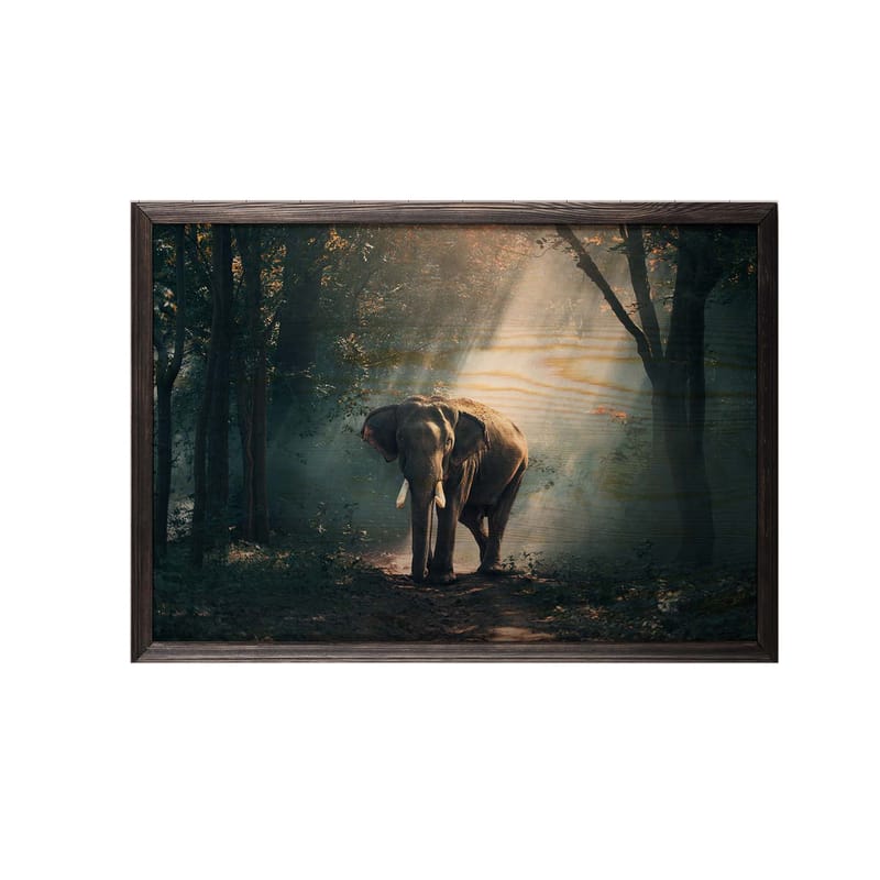 Dekorativ inramad målning  35x50 cm - Flerfärgad - Inredning - Tavlor & konst - Canvastavlor