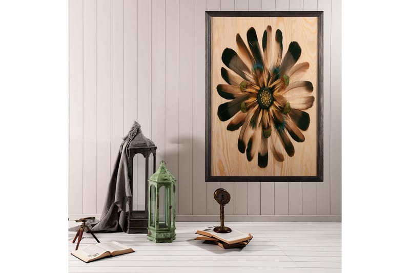 Dekorativ inramad målning  50x70 cm - Flerfärgad - Inredning - Tavlor & konst - Canvastavlor