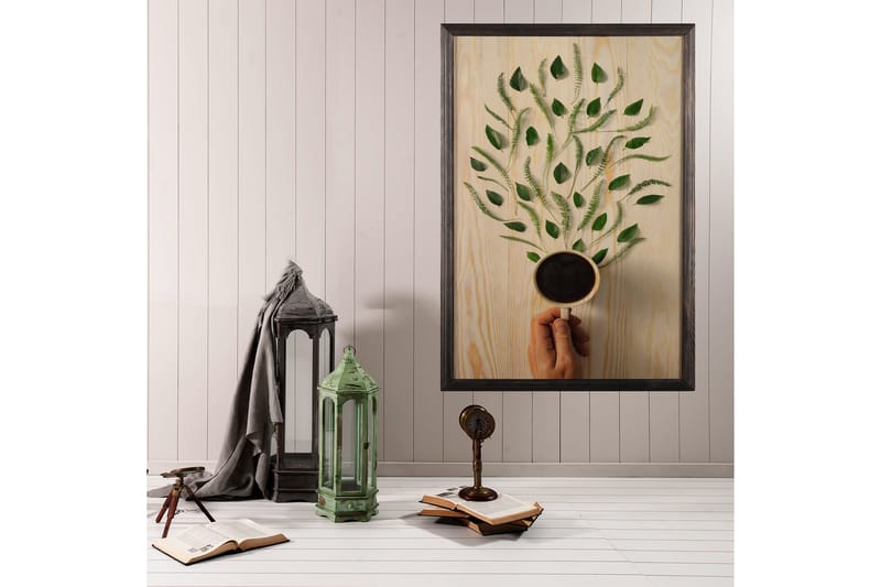 Dekorativ inramad målning  50x70 cm - Flerfärgad - Inredning - Tavlor & konst - Canvastavlor