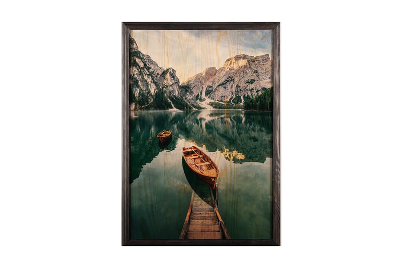Dekorativ inramad målning  50x70 cm - Flerfärgad - Inredning - Tavlor & konst - Canvastavlor