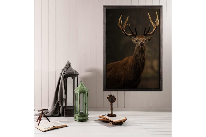 Dekorativ inramad målning  50x70 cm - Flerfärgad - Inredning - Tavlor & konst - Canvastavlor