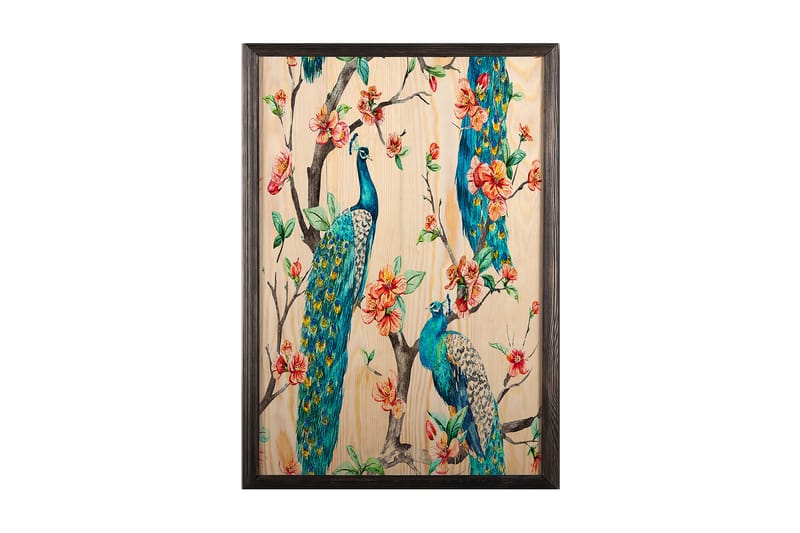 Dekorativ inramad målning  50x70 cm - Flerfärgad - Inredning - Tavlor & konst - Canvastavlor