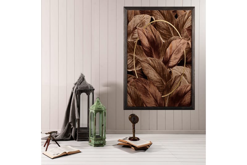 Dekorativ inramad målning  50x70 cm - Flerfärgad - Inredning - Tavlor & konst - Canvastavlor