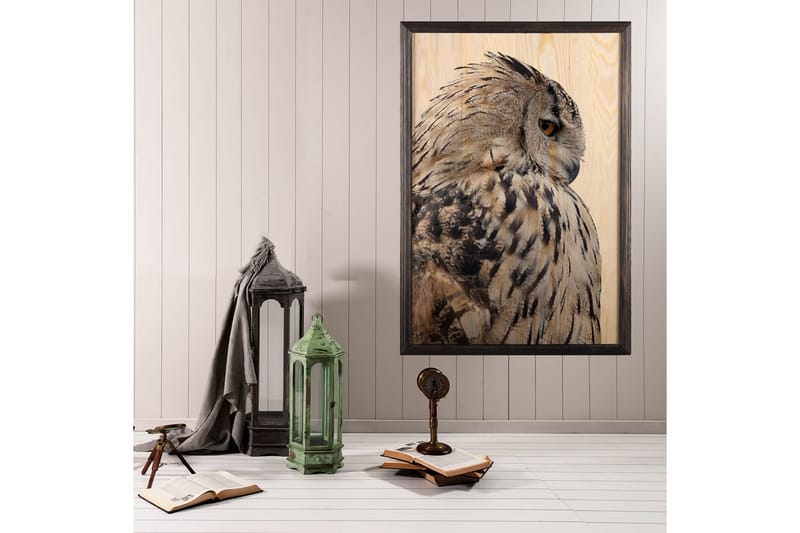 Dekorativ inramad målning  50x70 cm - Flerfärgad - Inredning - Tavlor & konst - Canvastavlor