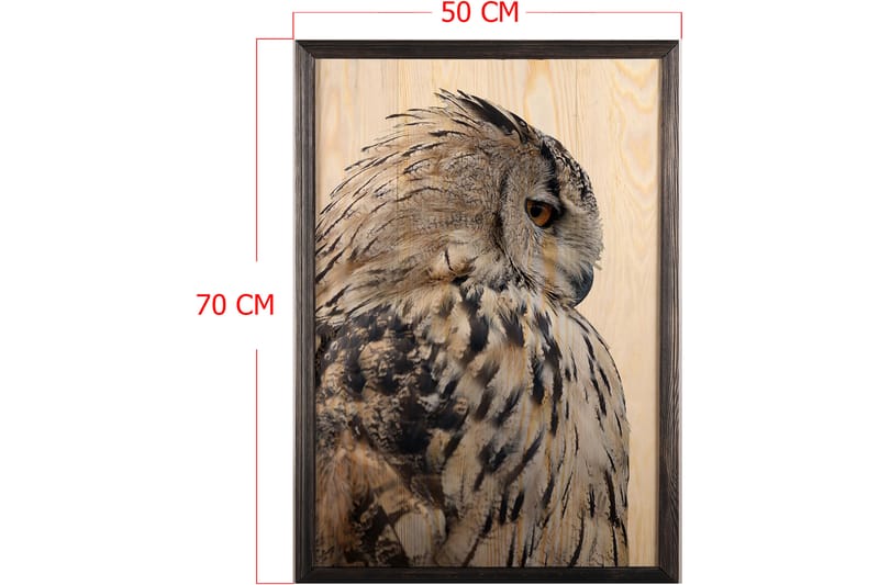Dekorativ inramad målning  50x70 cm - Flerfärgad - Inredning - Tavlor & konst - Canvastavlor