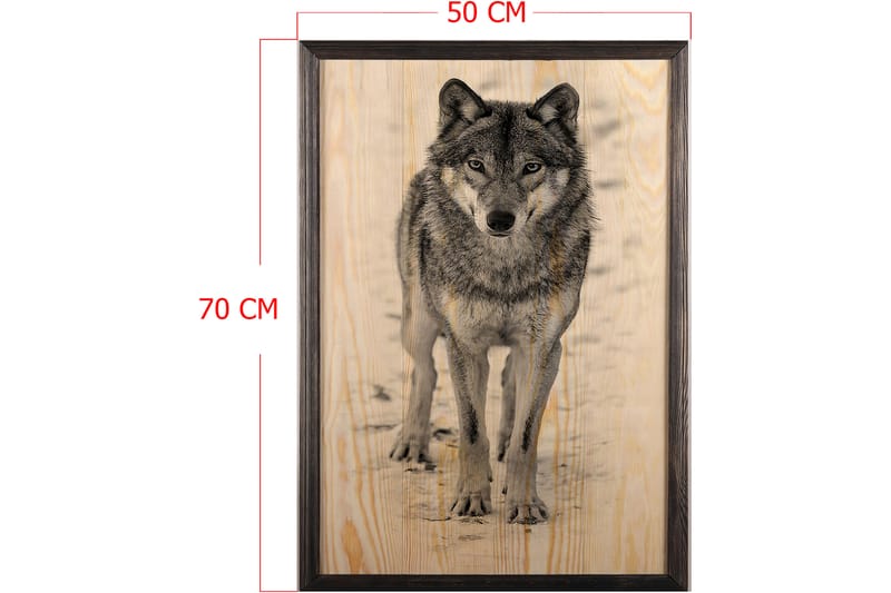 Dekorativ inramad målning  50x70 cm - Flerfärgad - Inredning - Tavlor & konst - Canvastavlor
