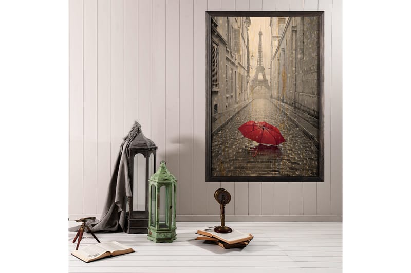 Dekorativ inramad målning  50x70 cm - Flerfärgad - Inredning - Tavlor & konst - Canvastavlor