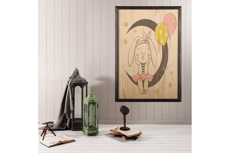 Dekorativ inramad målning  50x70 cm - Flerfärgad - Inredning - Tavlor & konst - Canvastavlor