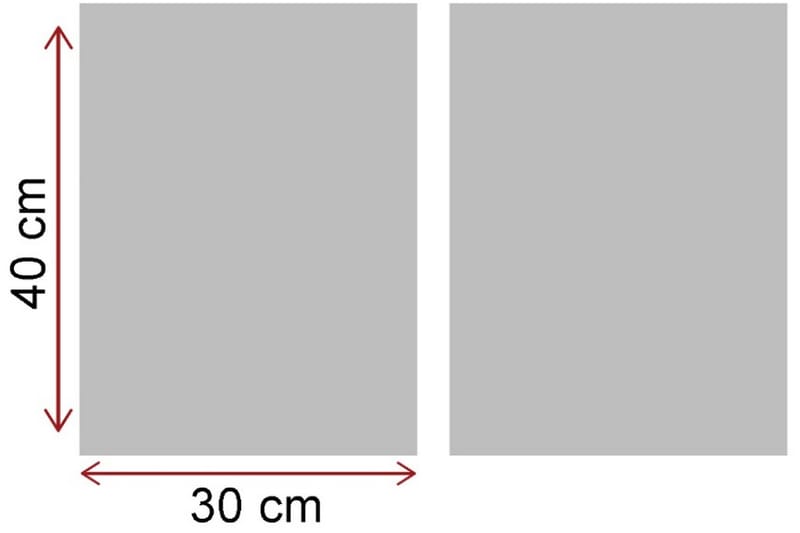 Dekorativ MDF-målning 2 Delar - Flerfärgad - Inredning - Tavlor & konst - Canvastavlor
