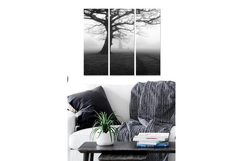 Dekorativ MDF-målning 3-Delar 20x50 cm - Flerfärgad - Inredning - Tavlor & konst - Canvastavlor